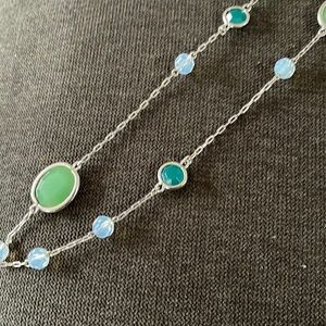 Silver Chain with Beads